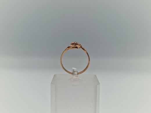 Zelta gredzens ar cirkoniju, 1.96 g, izm. 18.2