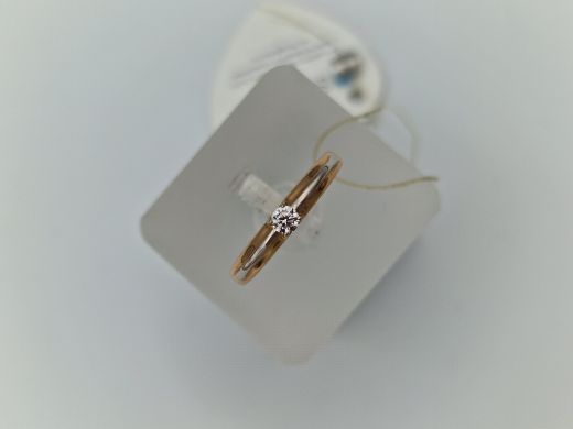 Zelta gredzens, 1.24 g, izm. 17