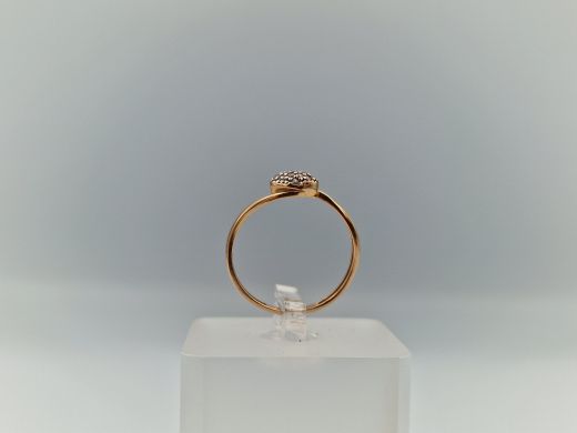 Zelta gredzens ar cirkoniju, 1.54 g