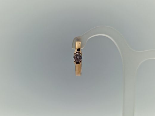 Zelta auskari ar cirkoniju, 3.13 g