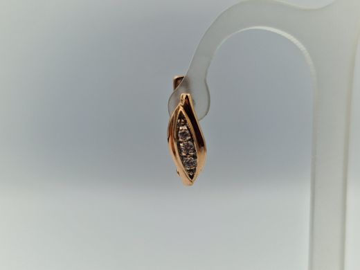 Zelta auskari ar cirkoniju, 3.25 g