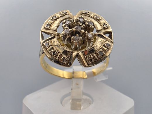 Gold ring, 4.40 g, size 16.5