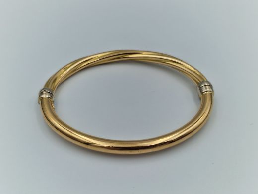 Zelta rokassprādze, 12.9 g, izm. 18