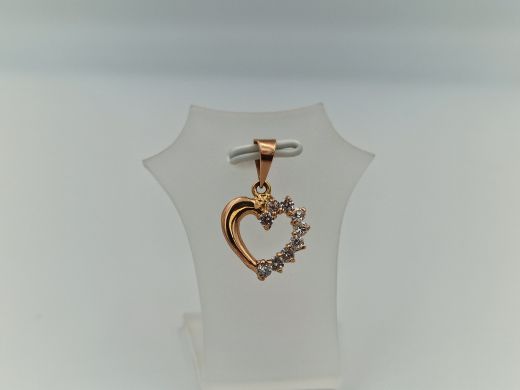 Zelta kulons ar cirkoniju, 1.46 g