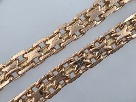 Zelta ķēdīte, 109.47 g, izm. 59 cm