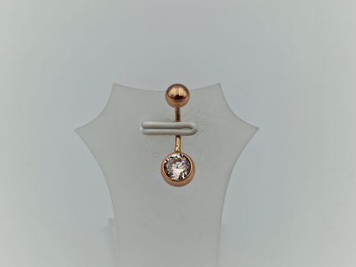 Zelta kulons ar cirkoniju, 1.21 g