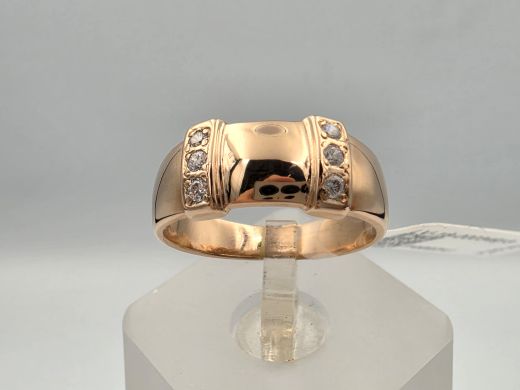 Gold ring, 3.72 g, size 17.5