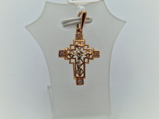 Золотой кулон с цирконом, 1.3 г