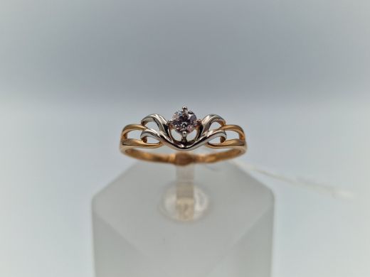 Zelta gredzens, 1.53 g, izm. 17.5