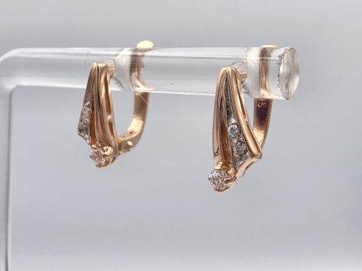 Золотые серьги, 2.23 г
