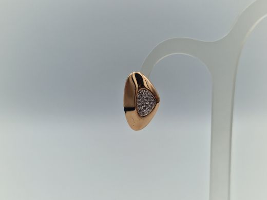 Zelta auskari ar cirkoniju, 1.49 g