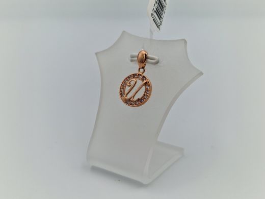 Zelta kulons ar cirkoniju, 0.83 g