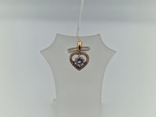 Zelta kulons ar cirkoniju, 1.13 g