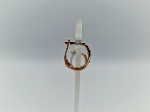 Zelta auskari ar cirkoniju, 1.75 g