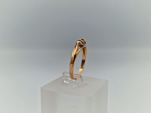 Золотое кольцо с цирконом, 2.3 г, разм. 18