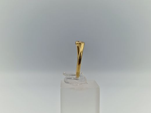 Zelta gredzens ar cirkoniju, 1.94 g, izm. 16.7