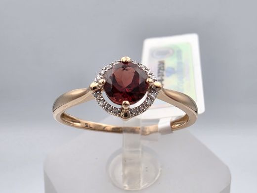 Gold ring, 1.48 g, size 18