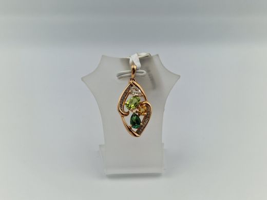 Zelta kulons ar briljantu, 2.72 g