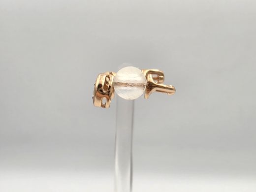 Zelta auskari ar cirkoniju, 1.4 g