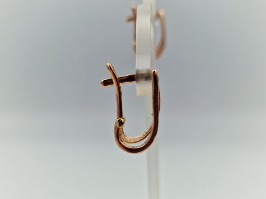 Zelta auskari ar cirkoniju, 2.99 g