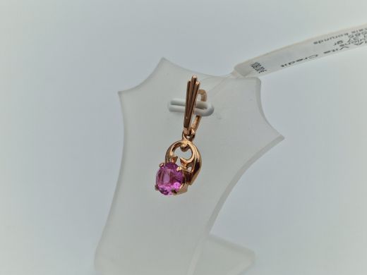 Zelta kulons ar koraļļi, 1.37 g