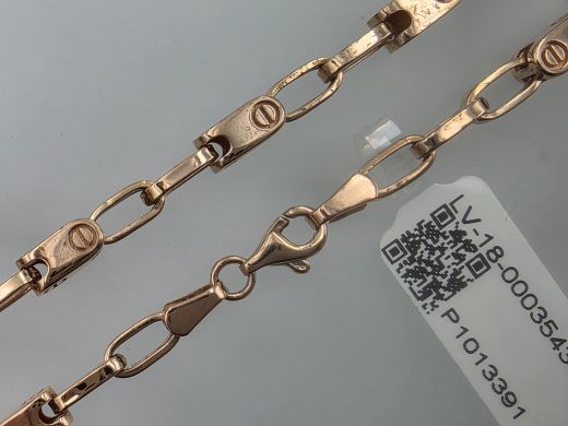 Zelta ķēdīte, 15.96 g, izm. 56 cm