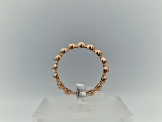 Zelta gredzens ar cirkoniju, 1.71 g, izm. 16.5