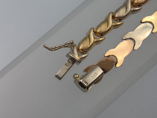 Zelta rokassprādze, 8.21 g, izm. 21 cm