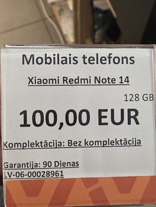 Xiaomi Redmi Note 14 128 gb