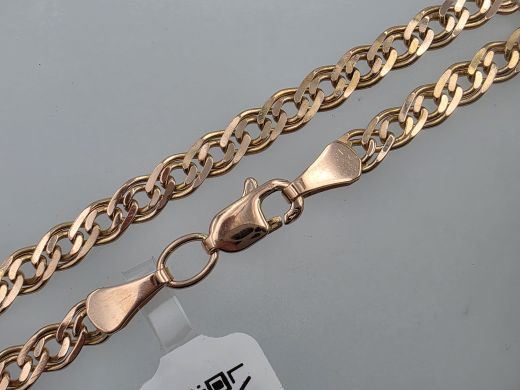 Zelta ķēdīte, 13.65 g, izm. 62 cm