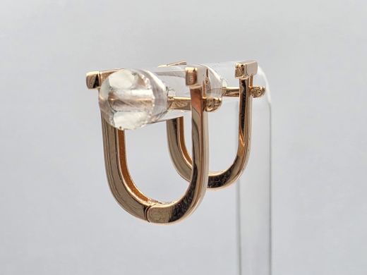 Gold earrings, 1.48 g