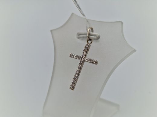 Золотой кулон с цирконом, 0.8 г