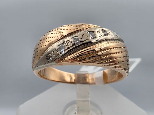 Gold ring, 4.57 g, size 16.5