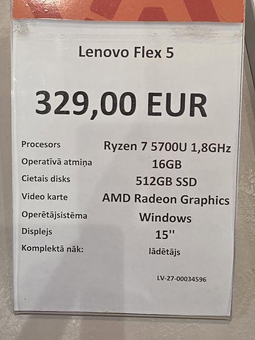 Lenovo Flex 5 512 Gb