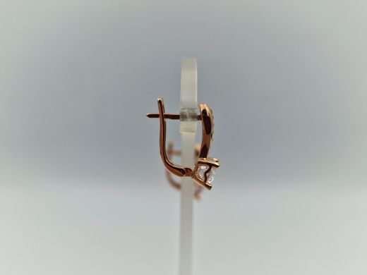 Zelta auskari ar cirkoniju, 2.03 g