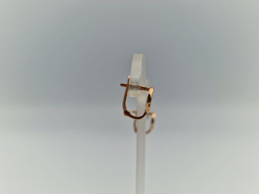 Zelta auskari ar cirkoniju, 1.26 g