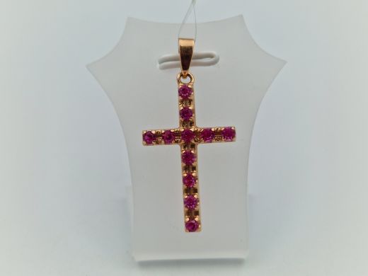 Zelta kulons ar koraļļi, 2.72 g