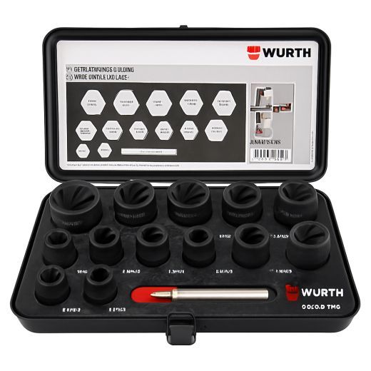 wurth 1/2 Twist Socket Set 14 Pcs