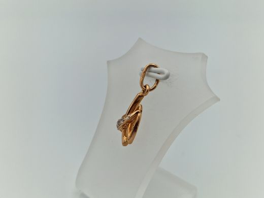 Zelta kulons ar cirkoniju, 1.15 g