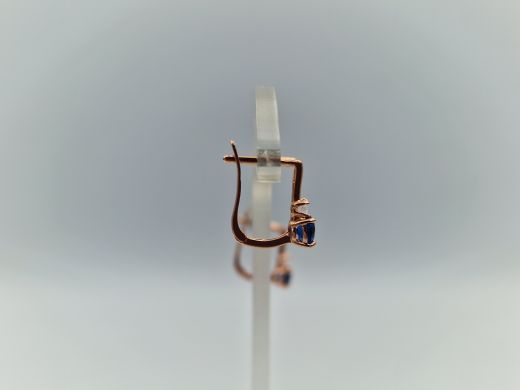 Zelta auskari ar cirkoniju, 0.94 g