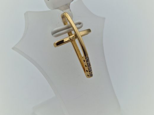 Золотой кулон с цирконом, 1.18 г