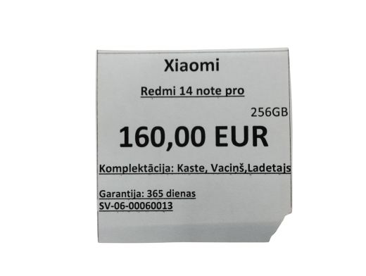 Xiaomi Note 14 Pro 256 gb