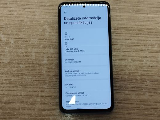 Xiaomi Redmi Note 14 24117Rn76E 256 gb