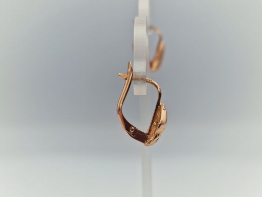 Zelta auskari ar cirkoniju, 1.87 g