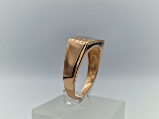 Zelta gredzens ar cirkoniju, 6.06 g, izm. 22