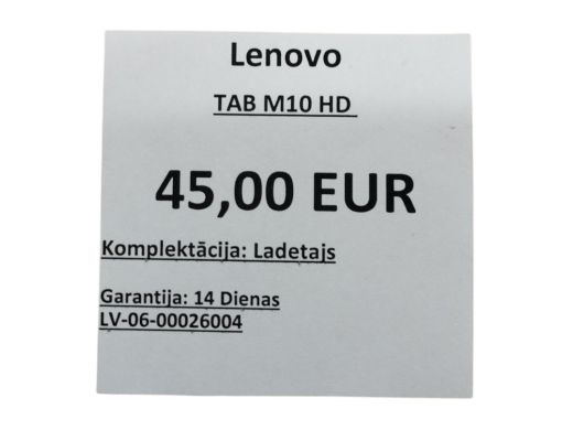 Lenovo Tab M10 Hd