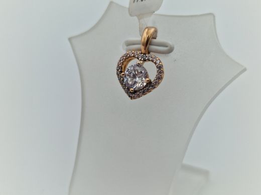 Zelta kulons ar cirkoniju, 1.13 g