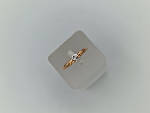 Zelta gredzens, 1.07 g, izm. 18