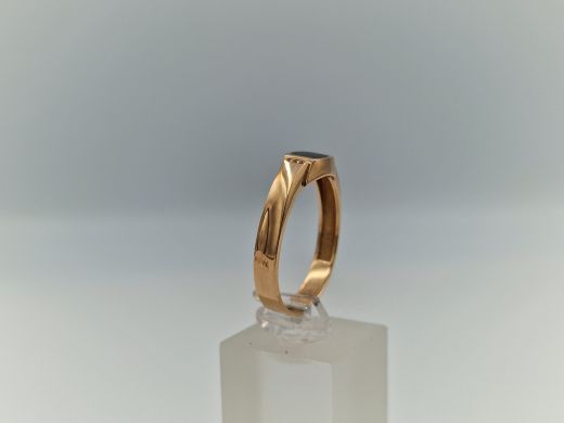 Zelta gredzens ar cirkoniju, 3.58 g, izm. 21.5