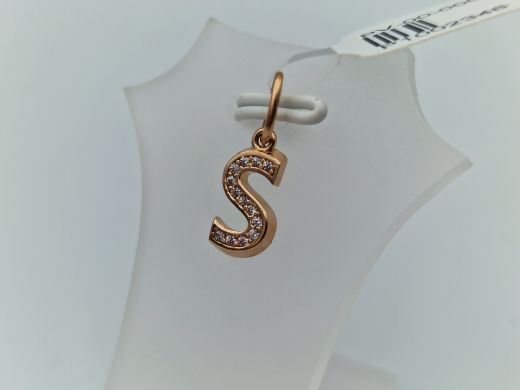 Zelta kulons ar cirkoniju, 0.67 g